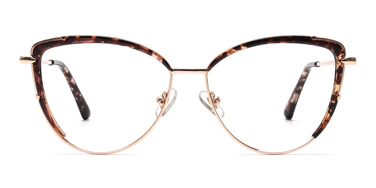 Tortoiseshell Evathia - Cat Eye Glasses