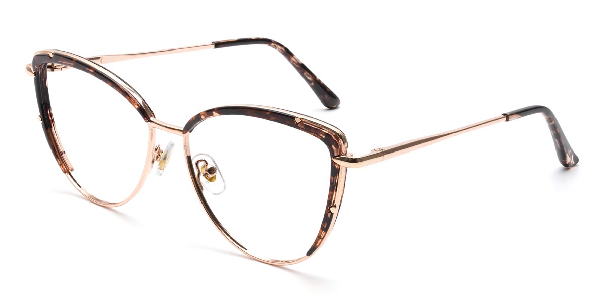 Tortoiseshell Evathia - Cat Eye Glasses