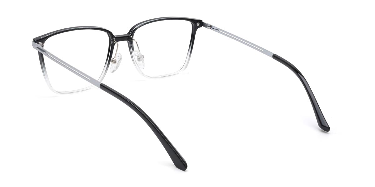 Gradient Black Cheney - Rectangle Glasses