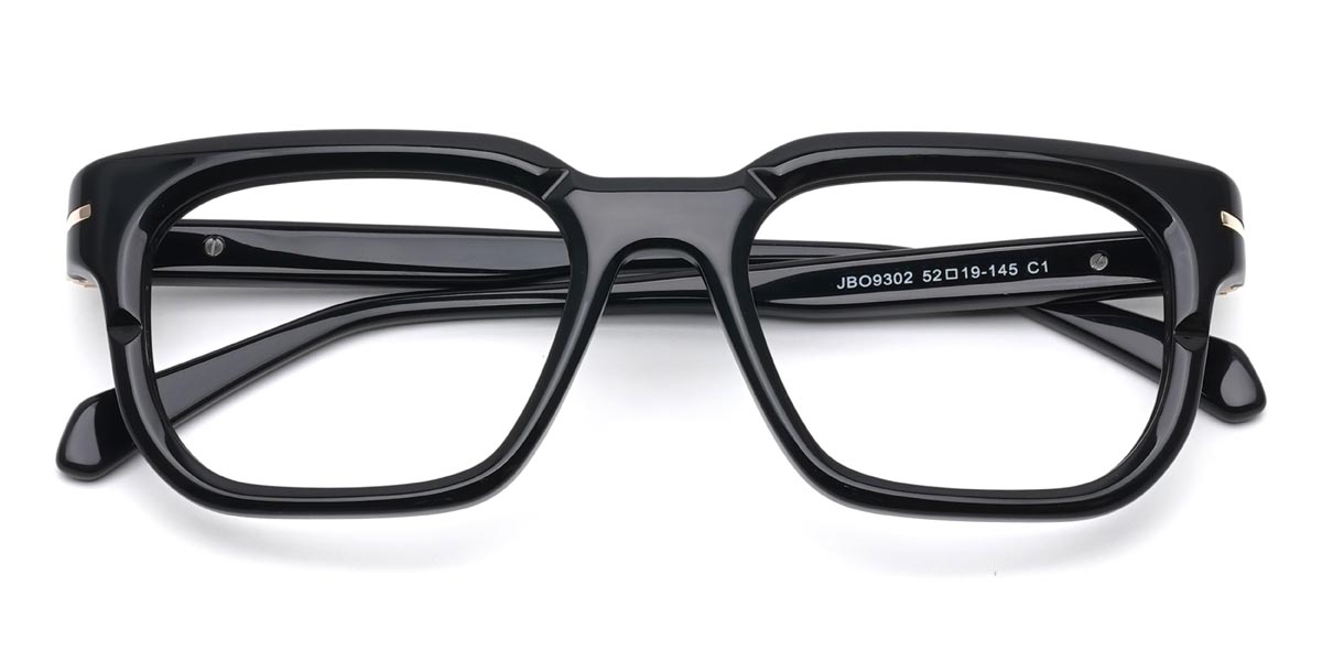 Noir Billy - Rectangle Glasses