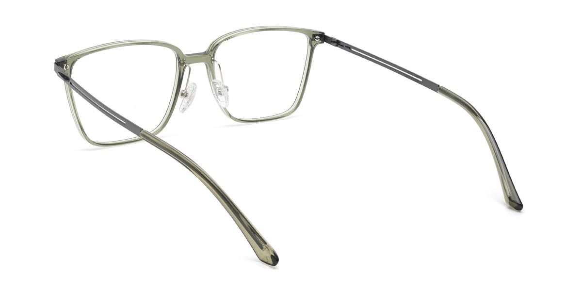 Olive Green Cheney - Rectangle Glasses