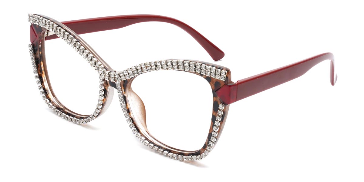 Écaille Blanc Diamant Ailsa - Cat Eye Glasses