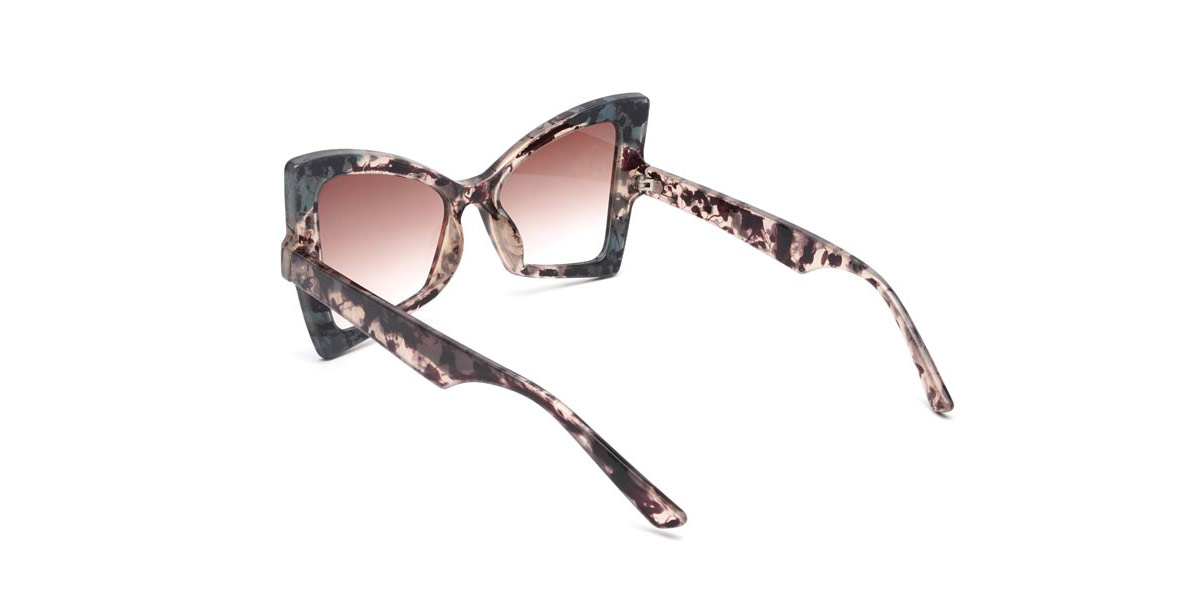 Teknősbéka Gradual Brown Estelle - Cat Eye Sunglasses