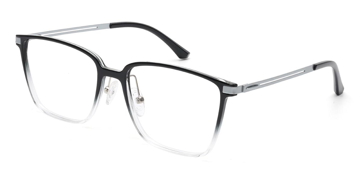 Gradient Black Cheney - Rectangle Glasses