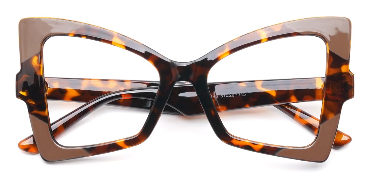 Brown Tortoiseshell Beata Glasses - Cat Eye Glasses