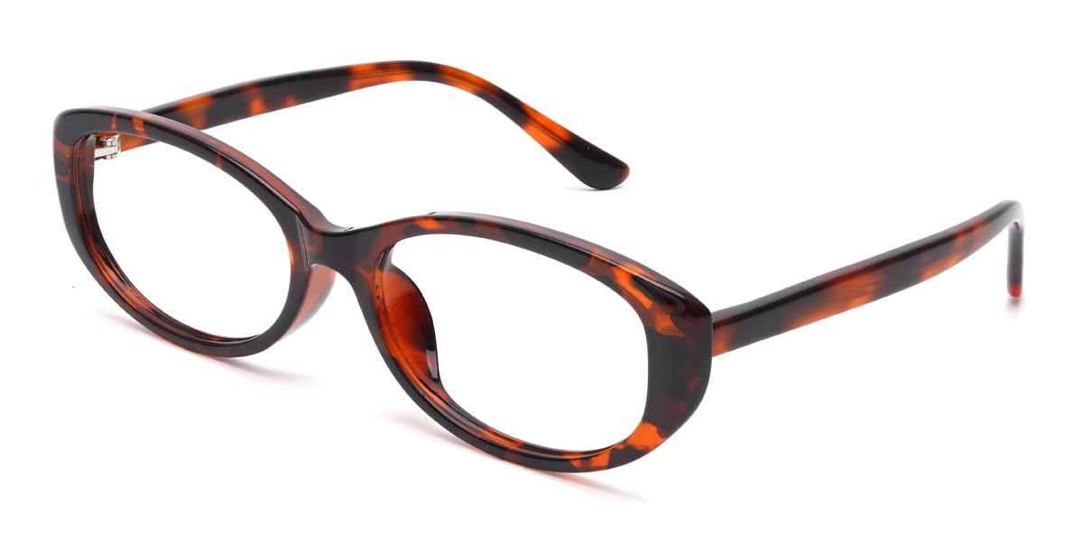 Tortoiseshell Derek - Oval Glasses