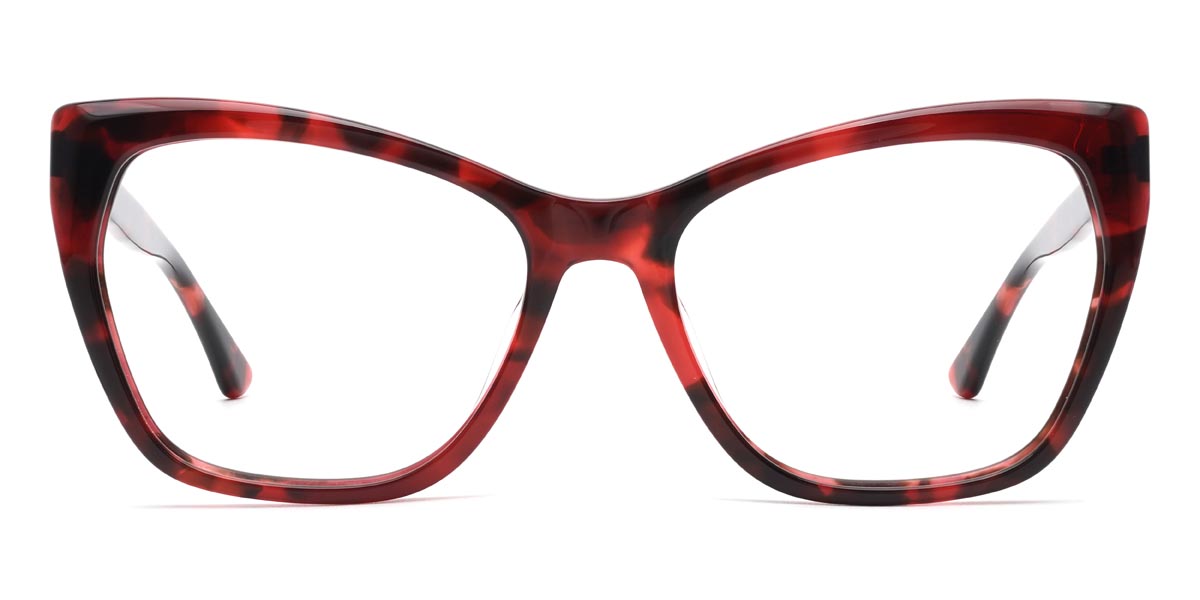 Rouge Écaille de tortue Candy Lunettes - Cat Eye Glasses