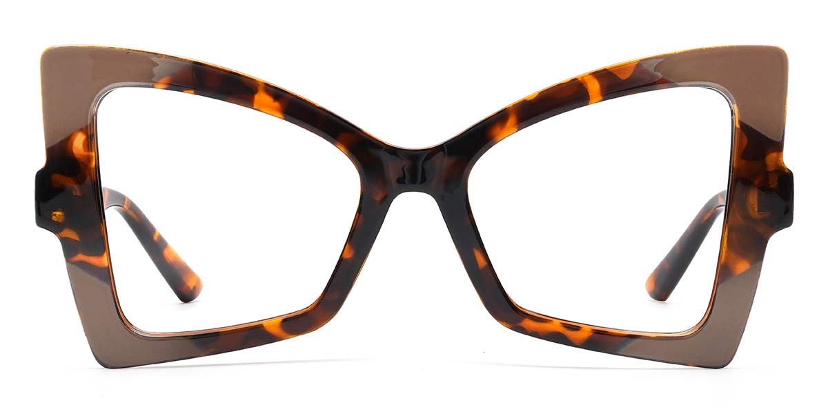 Marron Écaille de tortue Beata - Cat Eye Glasses