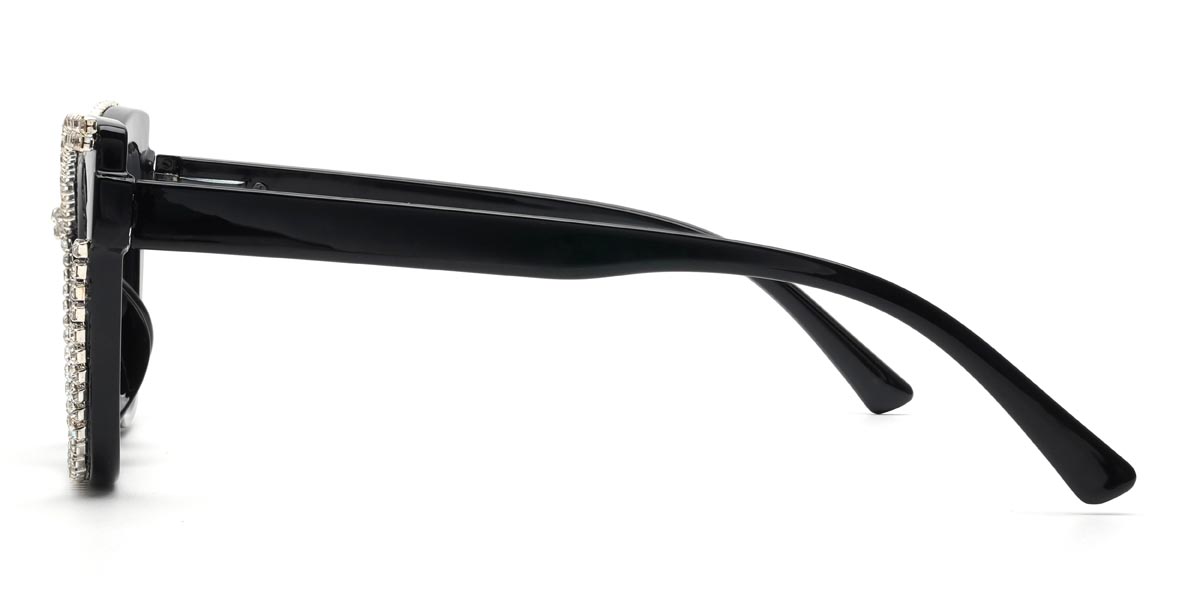 Noir Blanc Diamant Ailsa - Cat Eye Glasses