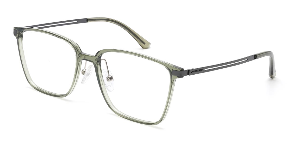 Olive Vert Cheney - Rectangle Glasses