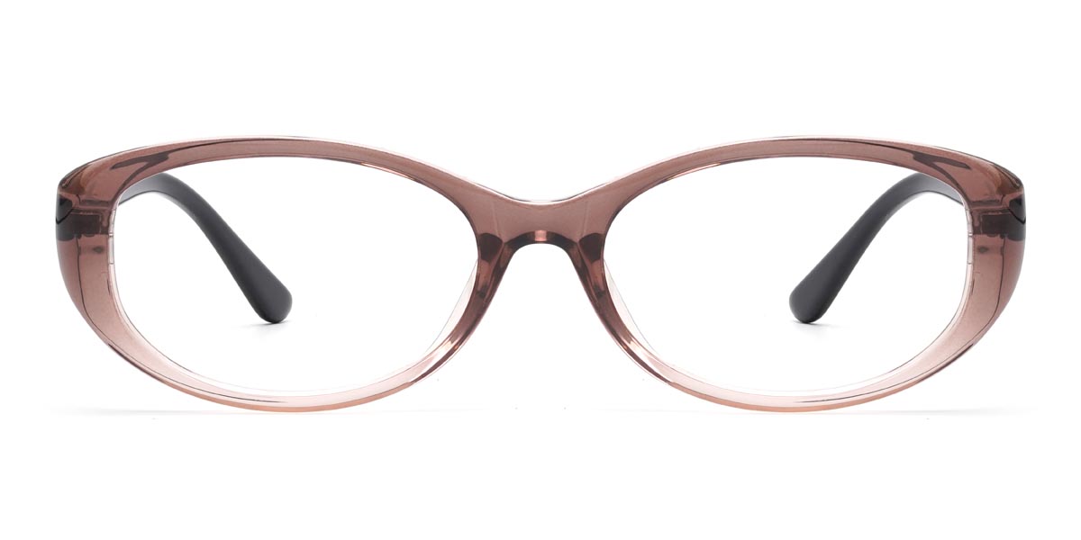 Gradient Brown Derek - Oval Glasses