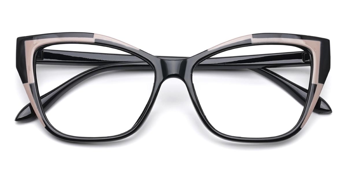 Black Demi - Cat Eye Glasses