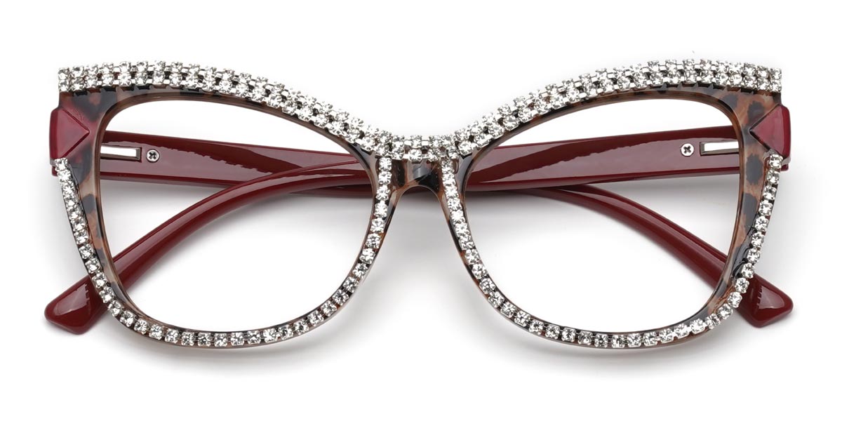 Écaille Blanc Diamant Ailsa - Cat Eye Glasses