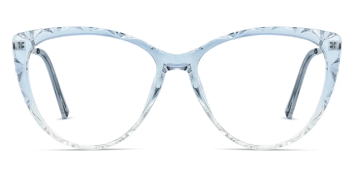 Gradient Light Blue Pomona - Cat Eye Glasses