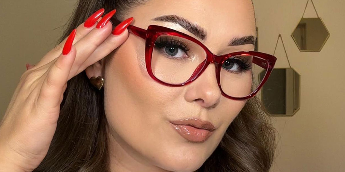 Red Persia Glasses - Cat Eye Glasses