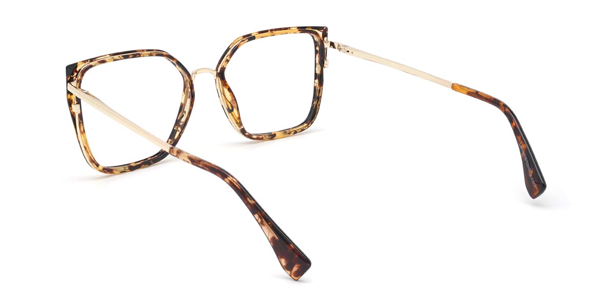 Yellow Tortoiseshell Nors Glasses - Square Glasses