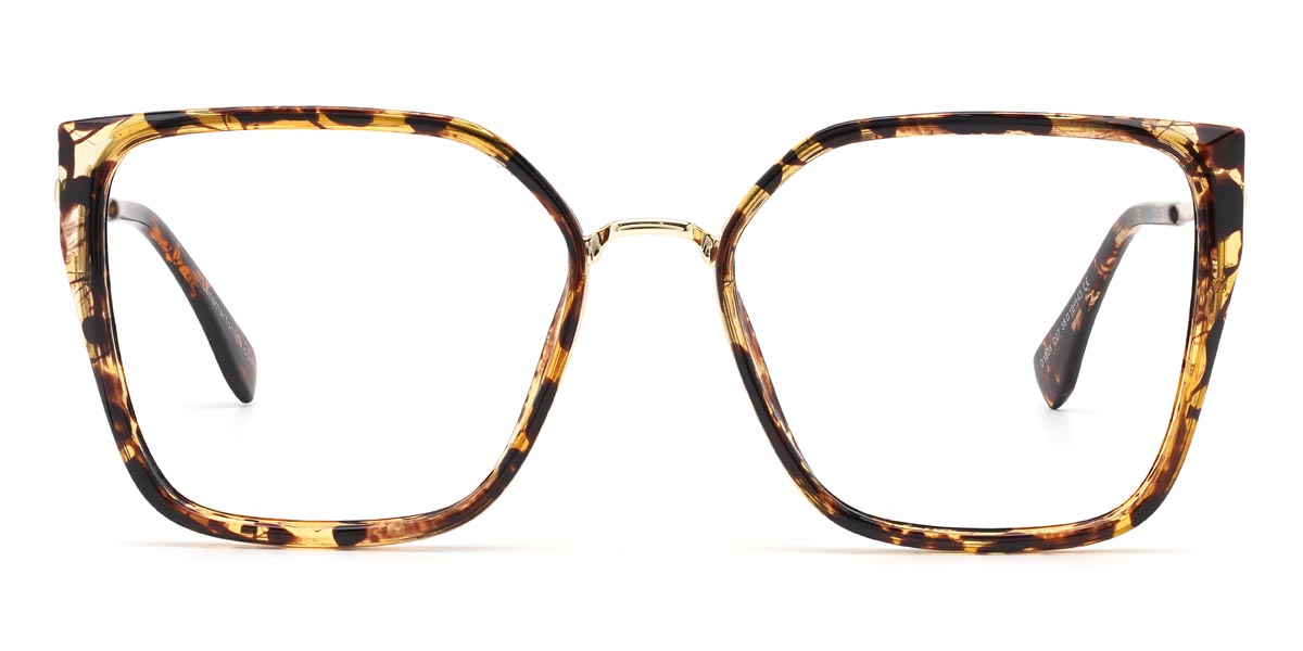 Yellow Tortoiseshell Nors Glasses - Square Glasses