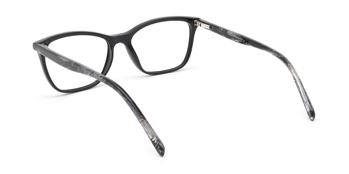 Negro Beatrix - Rectangle Glasses