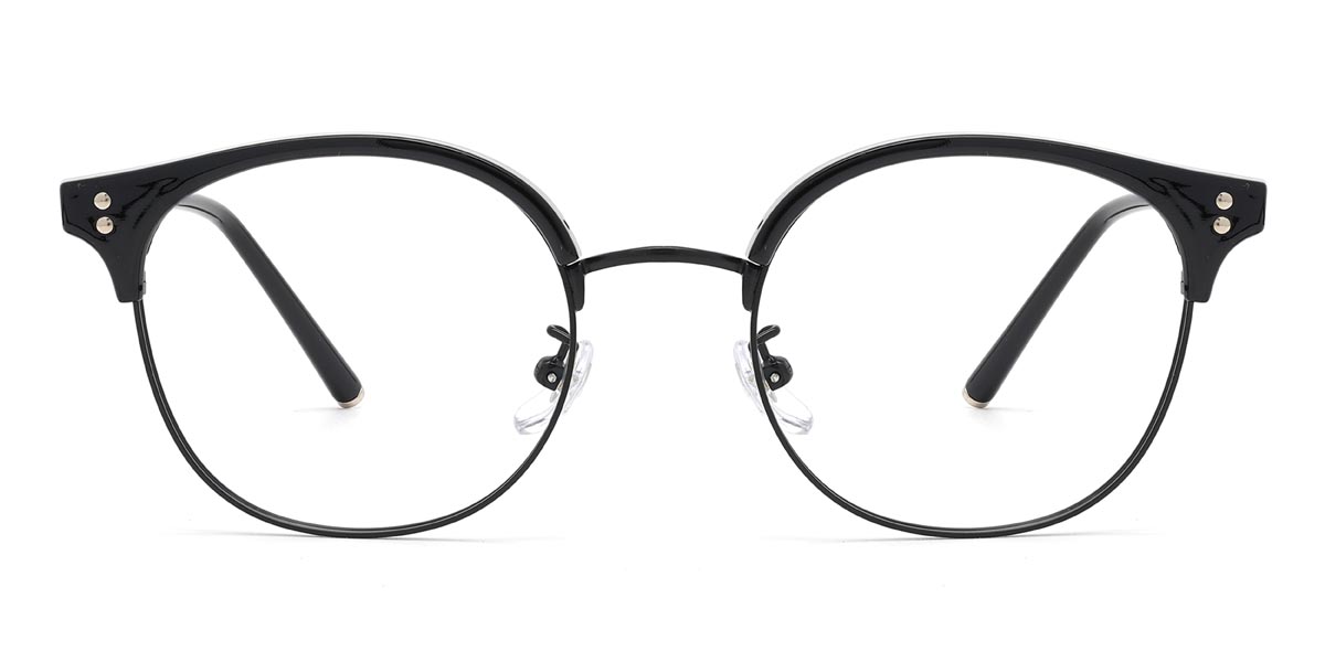 Black Colbert - Oval Glasses