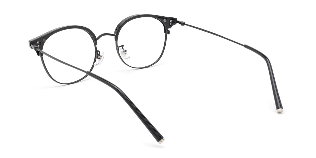 Black Colbert - Oval Glasses