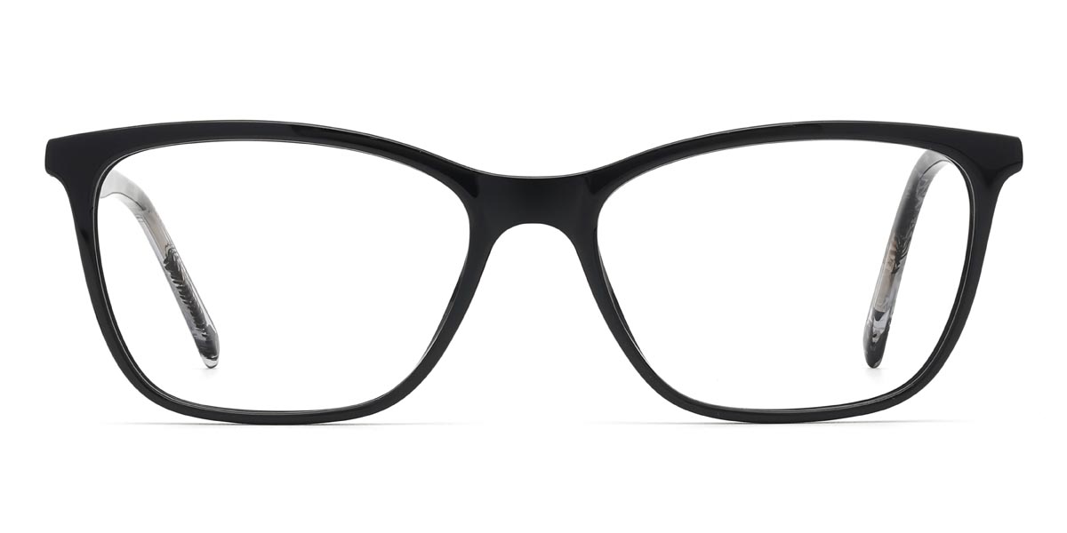 Black Beatrix - Rectangle Glasses