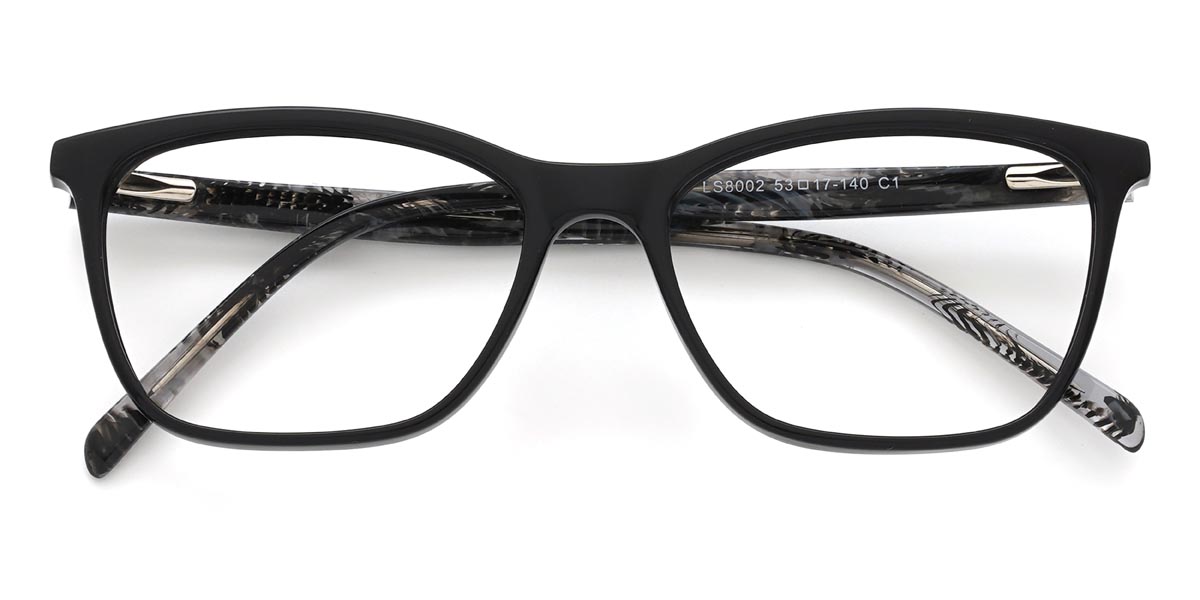 Noir Beatrix - Rectangle Glasses