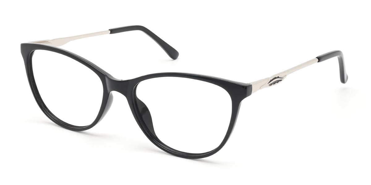 Noir Stacey - Cat Eye Glasses