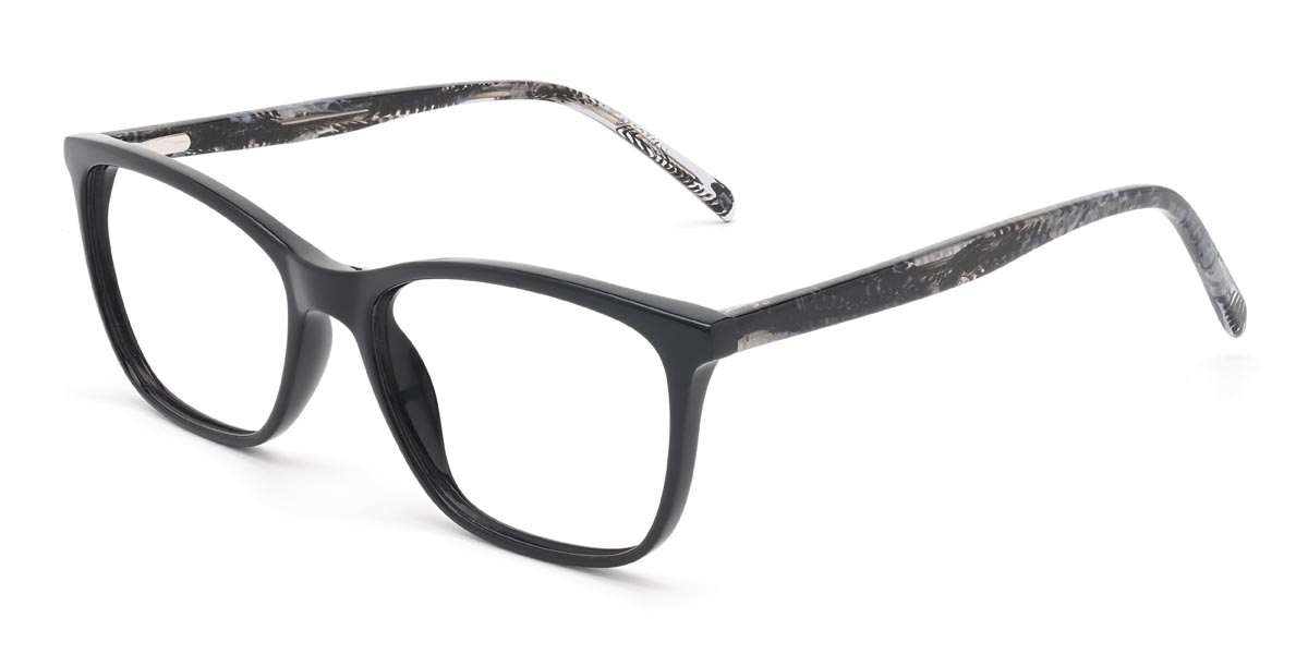 Black Beatrix - Rectangle Glasses