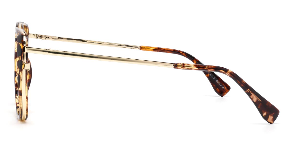 Yellow Tortoiseshell Nors Glasses - Square Glasses