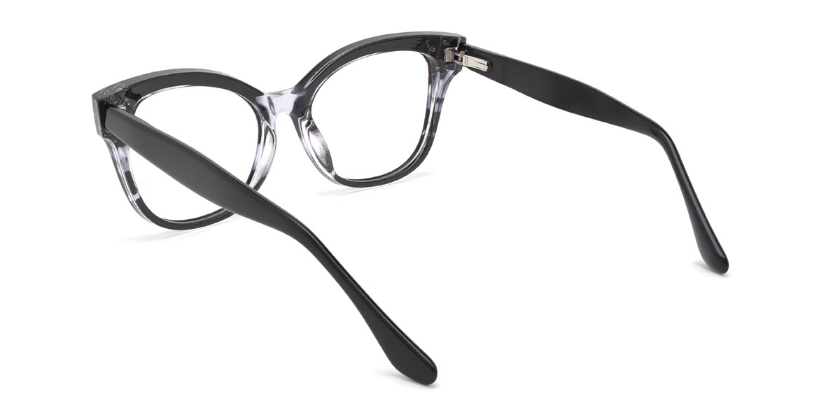 Black Black Tortoiseshell Brianna - Square Glasses