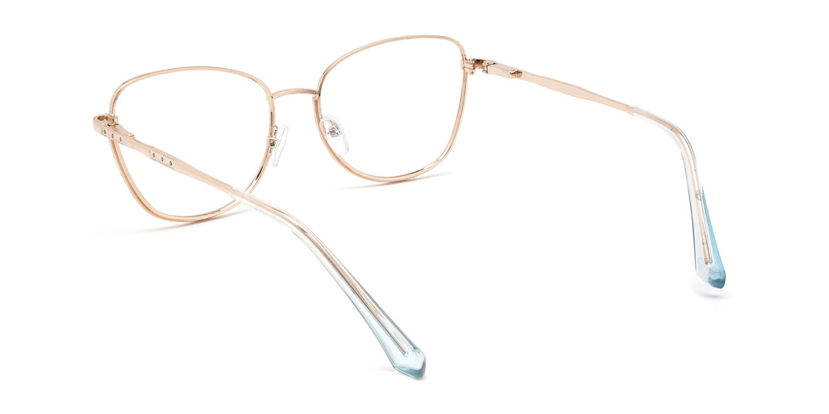 Vino Kaki Azul Ophelia - Cat Eye Glasses