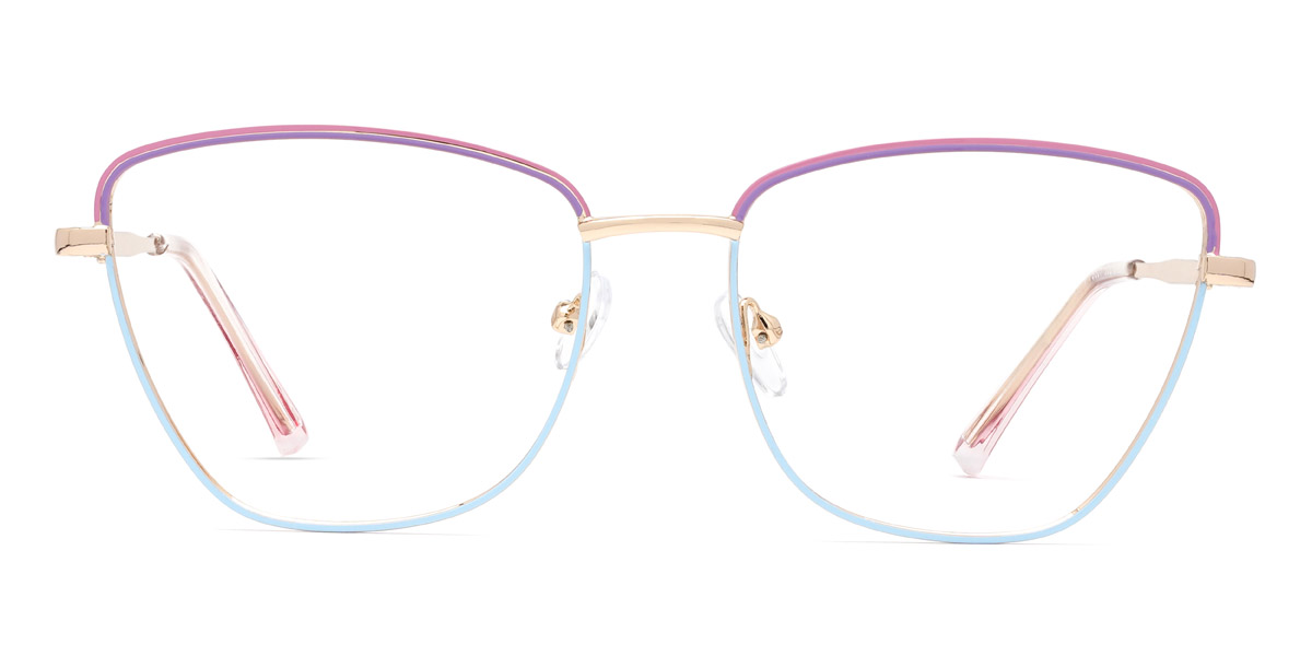 Pink Lila Kék Philomena - Cat Eye Glasses