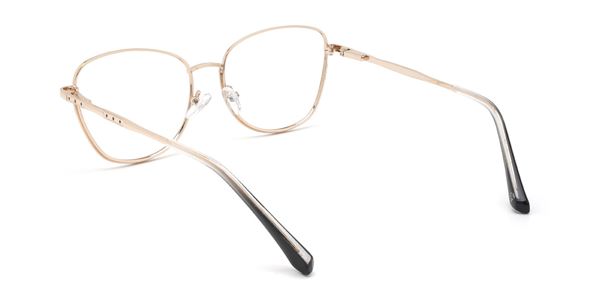 Black Khaki Ophelia Glasses - Cat Eye Glasses