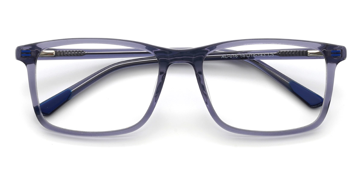 Bleu Aspen - Rectangle Glasses