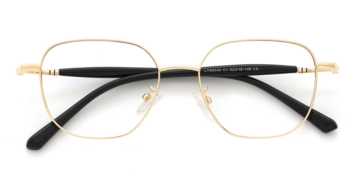 Gold Sheila - Oval Glasses