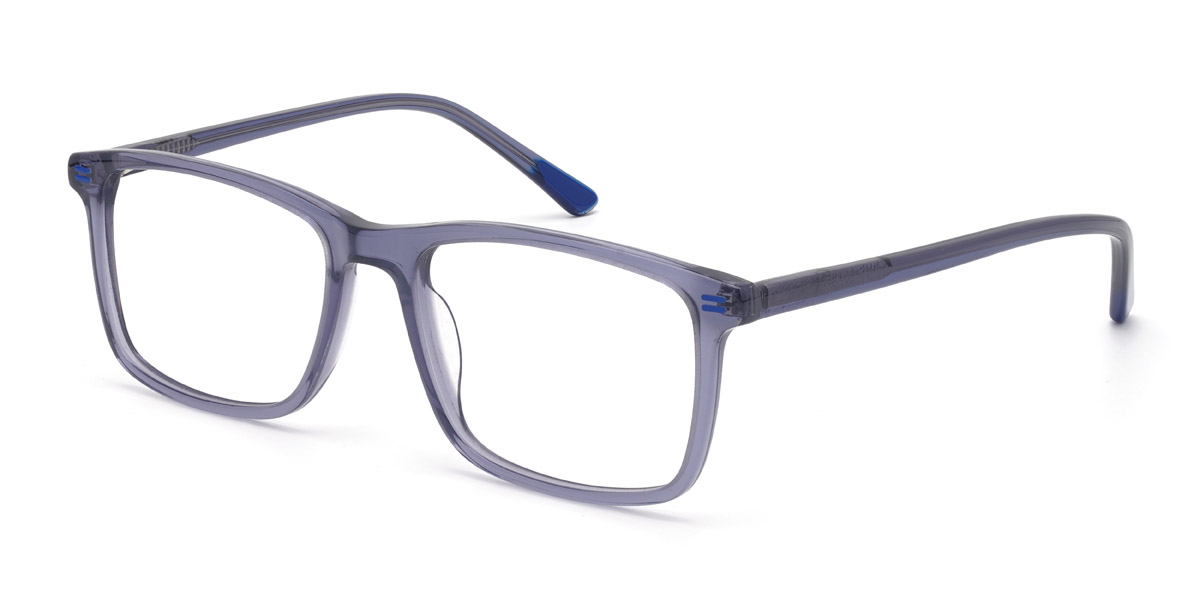 Blue Aspen - Rectangle Glasses