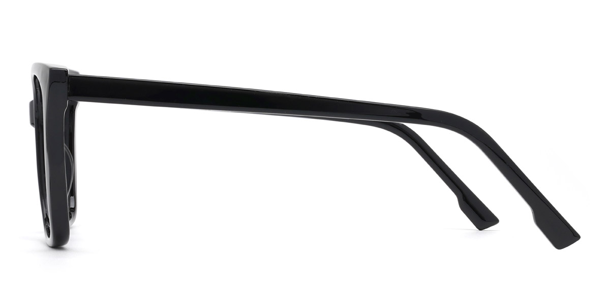 Noir Mercedes - Square Glasses