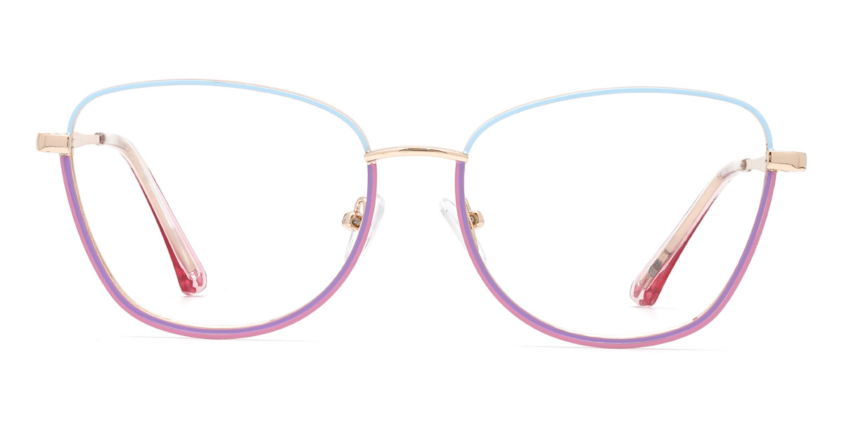 Rosa Lila Blau Ophelia - Cat Eye Glasses