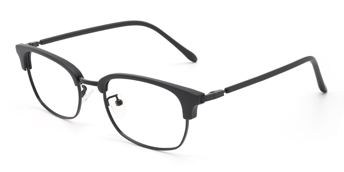 Negro mate Steward - Rectangle Glasses