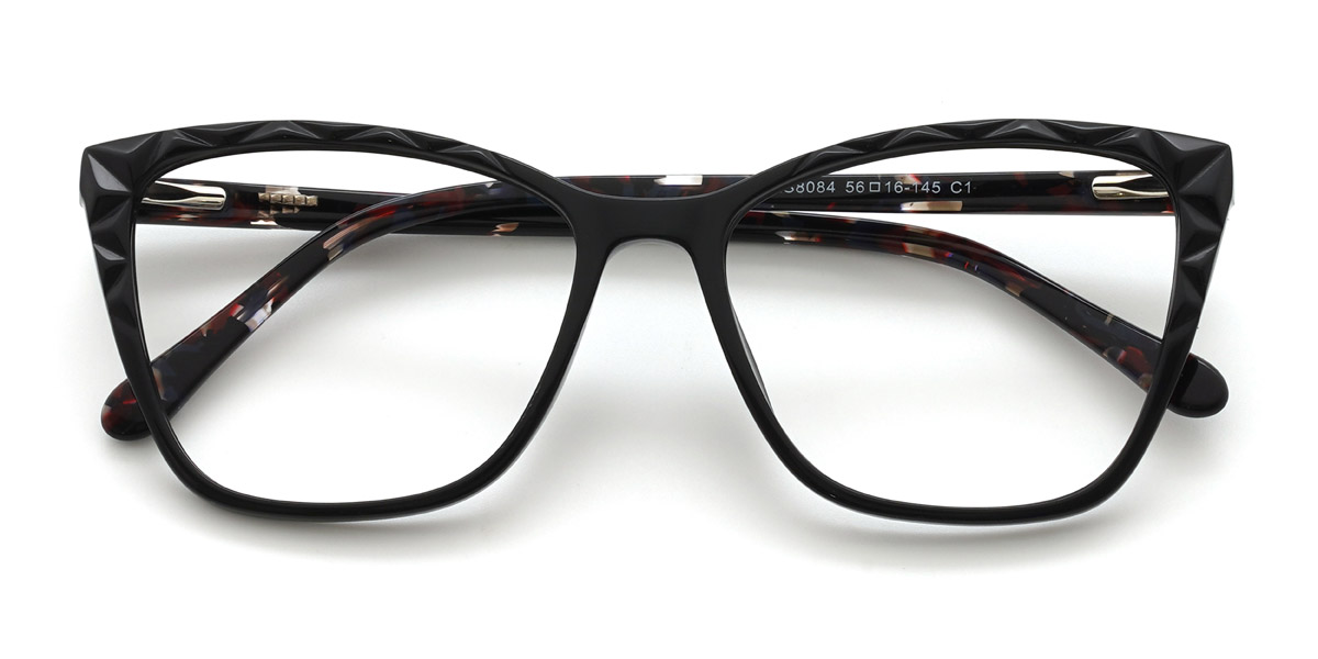 Schwarz Bette - Cat Eye Glasses