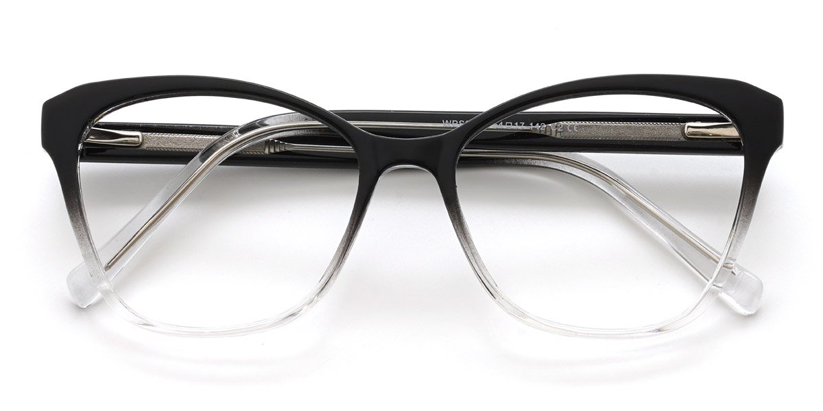 Black Clear Aimee - Cat Eye Glasses