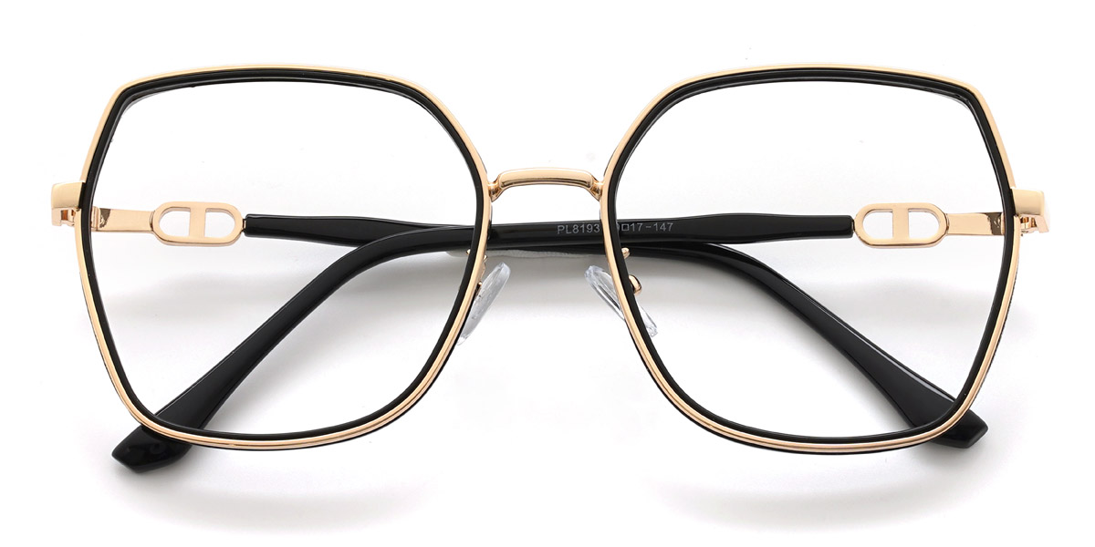 Negro Alexandra Gafas - Square Glasses