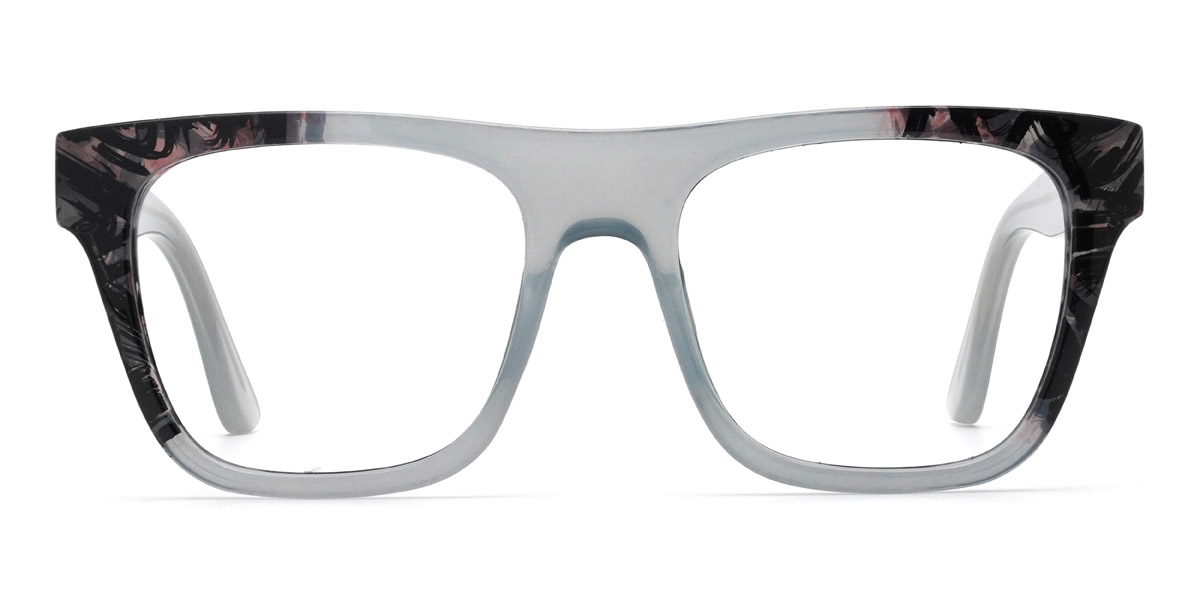 Gris Carina - Square Glasses