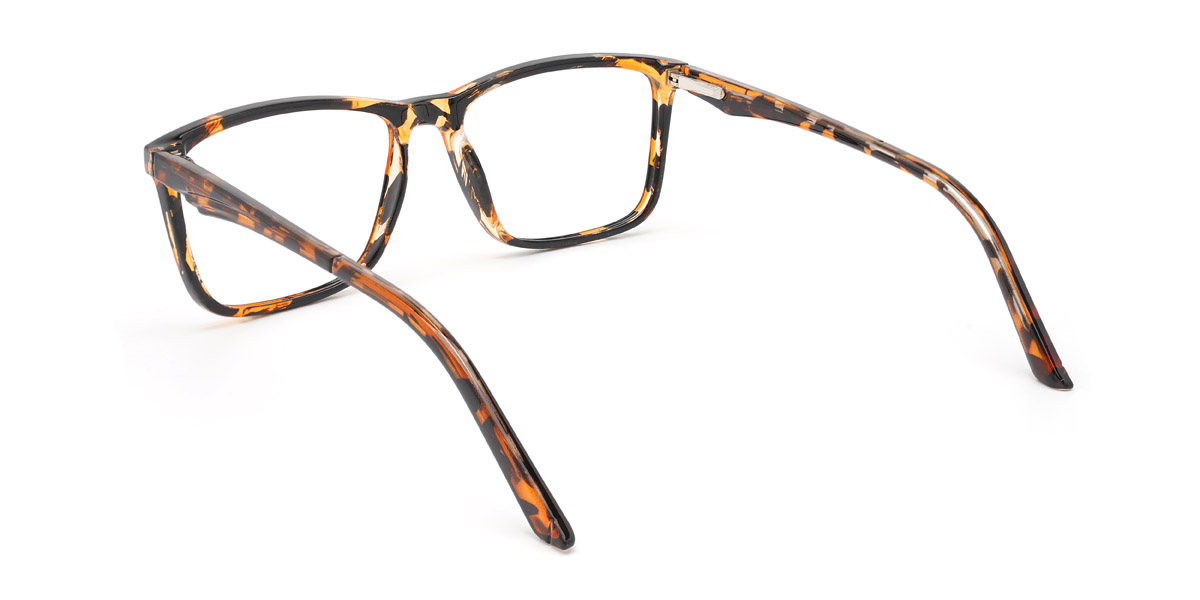 Tortoiseshell Ronaldo - Rectangle Glasses