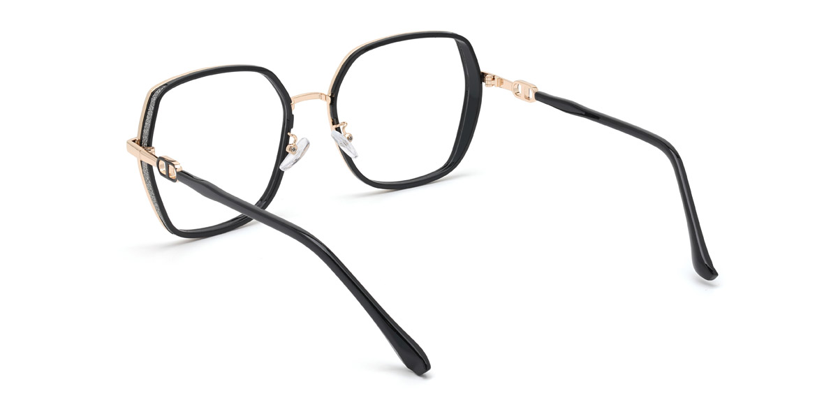 Negro Alexandra Gafas - Square Glasses