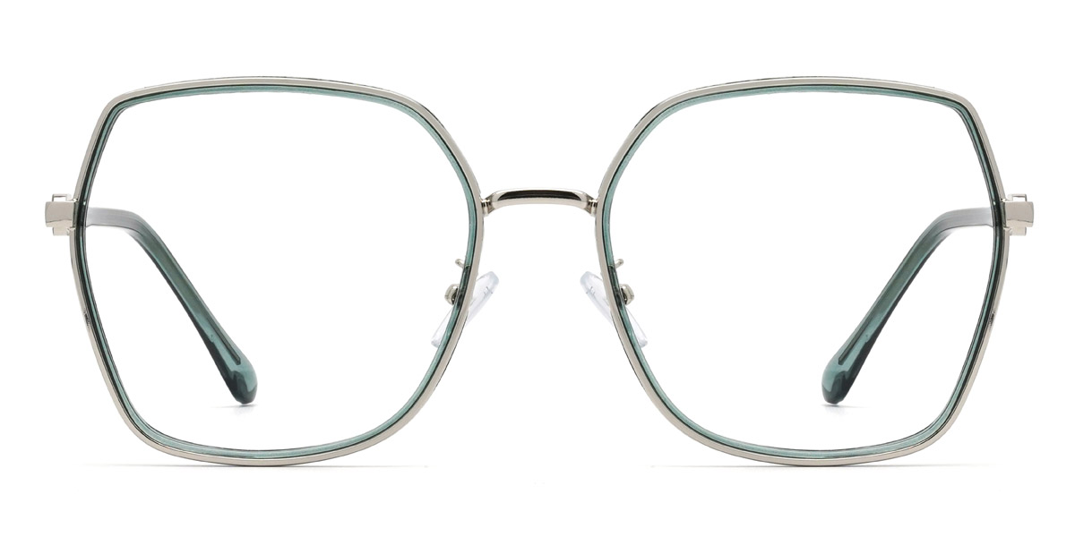 Cyan Alexandra Glasses - Square Glasses