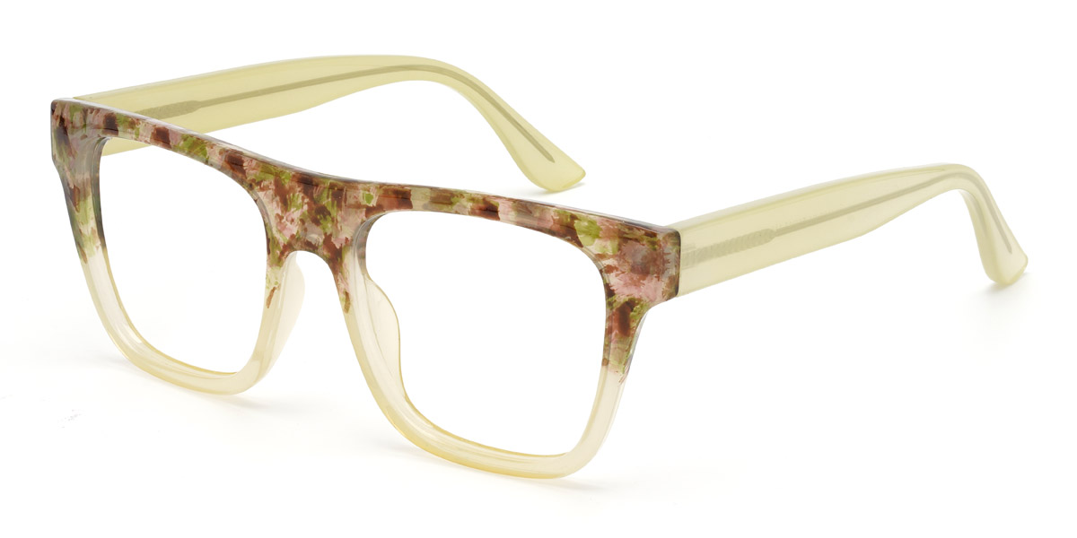 Baby Green Carina - Square Glasses