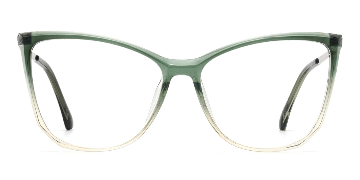 Degradado verde Emerald - Cat Eye Glasses