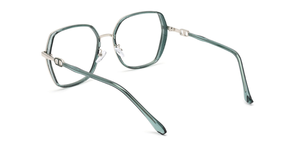 Cyan Alexandra Glasses - Square Glasses