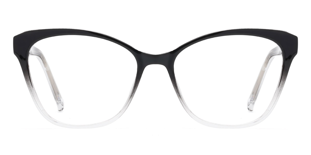 Black Clear Aimee - Cat Eye Glasses